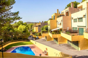 3 bedrooms house at Tarragona 500 m away from the beach with shared pool enclosed garden and wifi